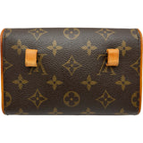 ルイ・ヴィトン LOUIS VUITTON ポシェット・ティーヌフロラン M51855 ブラウン モノグラムキャンバス レディース ポーチ