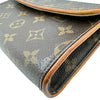 ルイ・ヴィトン LOUIS VUITTON ポシェット・ティーヌフロラン M51855 ブラウン モノグラムキャンバス レディース ポーチ