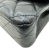 シャネル CHANEL マトラッセ25 A01112 25番台 ブラック シルバー金具 キャビアスキン レディース ショルダーバッグ