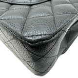 シャネル CHANEL マトラッセ25 A01112 25番台 ブラック シルバー金具 キャビアスキン レディース ショルダーバッグ