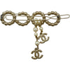シャネル CHANEL COCOバレッタ ゴールド 金メッキ/パール/ラインストーン アクセサリー