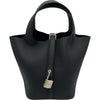 エルメス HERMES ピコタンロックPM G刻印 ブラック シルバー金具 トリヨン レディース ハンドバッグ