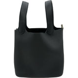 エルメス HERMES ピコタンロックPM G刻印 ブラック シルバー金具 トリヨン レディース ハンドバッグ
