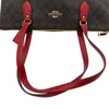 コーチ COACH シグネチャーギャラリートート CH504 ブラウン/レッド PVC/シグネチャー レディース トートバッグ