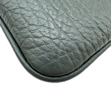 グッチ GUCCI ダブルGジップキーケース 795330 グレー シルバー金具 レザー ユニセックス キーケース