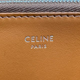 セリーヌ CELINE ラージジップウォレット 10B552BZR04LE アイボリー シルバー金具 トリオンフキャンバス/レザー レディース 長財布