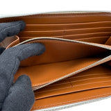 セリーヌ CELINE ラージジップウォレット 10B552BZR04LE アイボリー シルバー金具 トリオンフキャンバス/レザー レディース 長財布