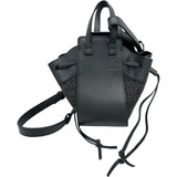 ロエベ LOEWE ハンモックドローストリングバッグミニ A538V07X10 ブラック ジャガード/レザー レディース ショルダーバッグ