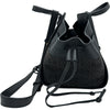 ロエベ LOEWE ハンモックドローストリングバッグミニ A538V07X10 ブラック ジャガード/レザー レディース ショルダーバッグ