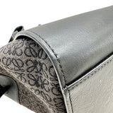 ロエベ LOEWE ハンモックドローストリングバッグミニ A538V07X10 ブラック ジャガード/レザー レディース ショルダーバッグ