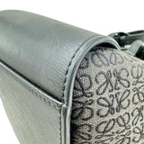 ロエベ LOEWE ハンモックドローストリングバッグミニ A538V07X10 ブラック ジャガード/レザー レディース ショルダーバッグ