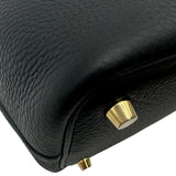 エルメス HERMES ピコタンロックPM G刻印 ブラック ゴールド金具 トリヨン レディース ハンドバッグ