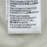 バレンシアガ BALENCIAGA バスケットボールシリーズ半袖Tシャツ 787349 クリーム コットン メンズ 半袖Ｔシャツ