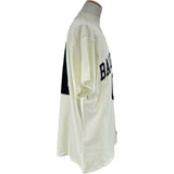 バレンシアガ BALENCIAGA バスケットボールシリーズ半袖Tシャツ 787349 クリーム コットン メンズ 半袖Ｔシャツ
