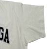 バレンシアガ BALENCIAGA バスケットボールシリーズ半袖Tシャツ 787349 クリーム コットン メンズ 半袖Ｔシャツ