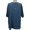 バレンシアガ BALENCIAGA BBロゴ刺繍半袖Tシャツ 764235 ネイビー コットン メンズ 半袖Ｔシャツ