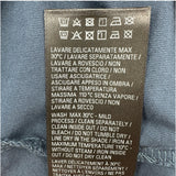 バレンシアガ BALENCIAGA BBロゴ刺繍半袖Tシャツ 764235 ネイビー コットン メンズ 半袖Ｔシャツ