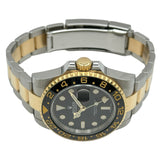 ロレックス ROLEX GMTマスター2 116713LN ブラック ゴールド/ステンレススチール 自動巻き メンズ 腕時計
