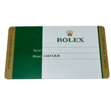ロレックス ROLEX GMTマスター2 116713LN ブラック ゴールド/ステンレススチール 自動巻き メンズ 腕時計