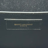 サンローラン SAINT LAURENT マンハッタンショルダーバッグ 579271 ブラック ゴールド金具 クロコ型押しレザー レディース ショルダーバッグ