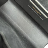 サンローラン SAINT LAURENT マンハッタンショルダーバッグ 579271 ブラック ゴールド金具 クロコ型押しレザー レディース ショルダーバッグ