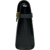サンローラン SAINT LAURENT マンハッタンショルダーバッグ 579271 ブラック ゴールド金具 クロコ型押しレザー レディース ショルダーバッグ