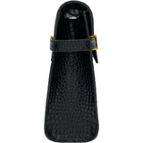 サンローラン SAINT LAURENT マンハッタンショルダーバッグ 579271 ブラック ゴールド金具 クロコ型押しレザー レディース ショルダーバッグ