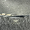 エルメス HERMES コンスタンススリム U刻印 ブラック シルバー金具 エプソン レディース 二つ折り財布