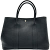 エルメス HERMES ガーデンパーティPM Z刻印 ブラック シルバー金具 ネゴンダ レディース トートバッグ