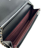 シャネル CHANEL マトラッセチェーンウォレット A0250 29番台 ブラック シルバー金具 ラムスキン レディース ショルダーバッグ