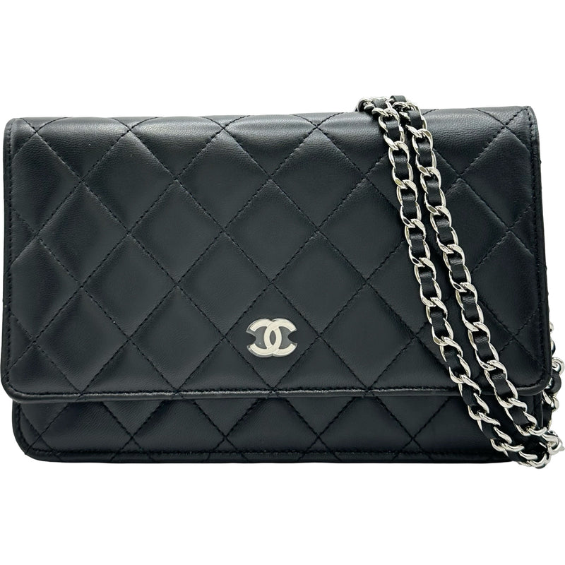 シャネル CHANEL マトラッセチェーンウォレット A0250 29番台 ブラック