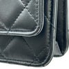 シャネル CHANEL マトラッセチェーンウォレット A0250 29番台 ブラック シルバー金具 ラムスキン レディース ショルダーバッグ