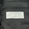 クリスチャン・ディオール Christian Dior ダブルブレストテーラードジャケット 933C701A5083 ブラック ウール メンズ テーラードジャケット