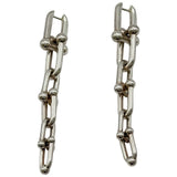 ティファニー TIFFANY＆CO ハードウェア グラジュエイテッド リンク ピアス シルバー Ag925 ジュエリー