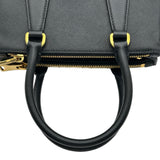プラダ PRADA ガレリアミニ2WAYバッグ 1BA906 ブラック ゴールド金具 サフィアーノ レディース ショルダーバッグ