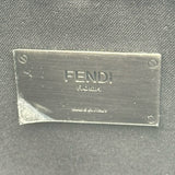 フェンディ FENDI アブストラクトフェイス バッグパック 7VZ029 ベージュ系 シルバー金具 レザー メンズ リュック・デイパック
