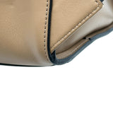 フェンディ FENDI アブストラクトフェイス バッグパック 7VZ029 ベージュ系 シルバー金具 レザー メンズ リュック・デイパック
