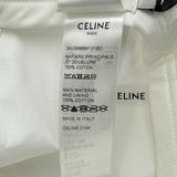 セリーヌ CELINE ロゴ刺繍キャップ 2AUS9969P ホワイト コットン ユニセックス その他ファッション雑貨