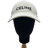 セリーヌ CELINE ロゴ刺繍キャップ 2AUS9969P ホワイト コットン ユニセックス その他ファッション雑貨