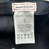 アレキサンダーマックイーン Alexander McQUEEN ロゴ刺繍キャップ ブラック ポリエステル ユニセックス その他ファッション雑貨