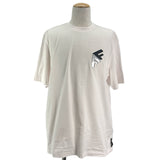 フェンディ FENDI エンボスロゴTシャツ FY1217 ピンク コットン メンズ 半袖Ｔシャツ