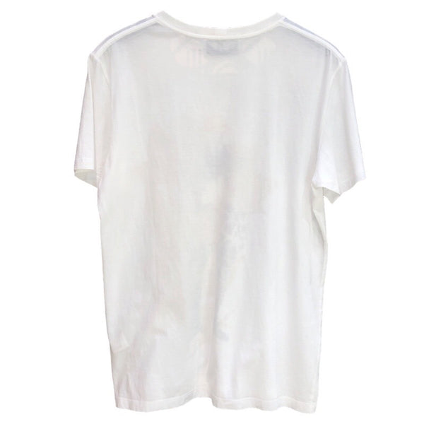 サンローラン SAINT LAURENT プリントTシャツ ホワイト コットン レディース 半袖Ｔシャツ
