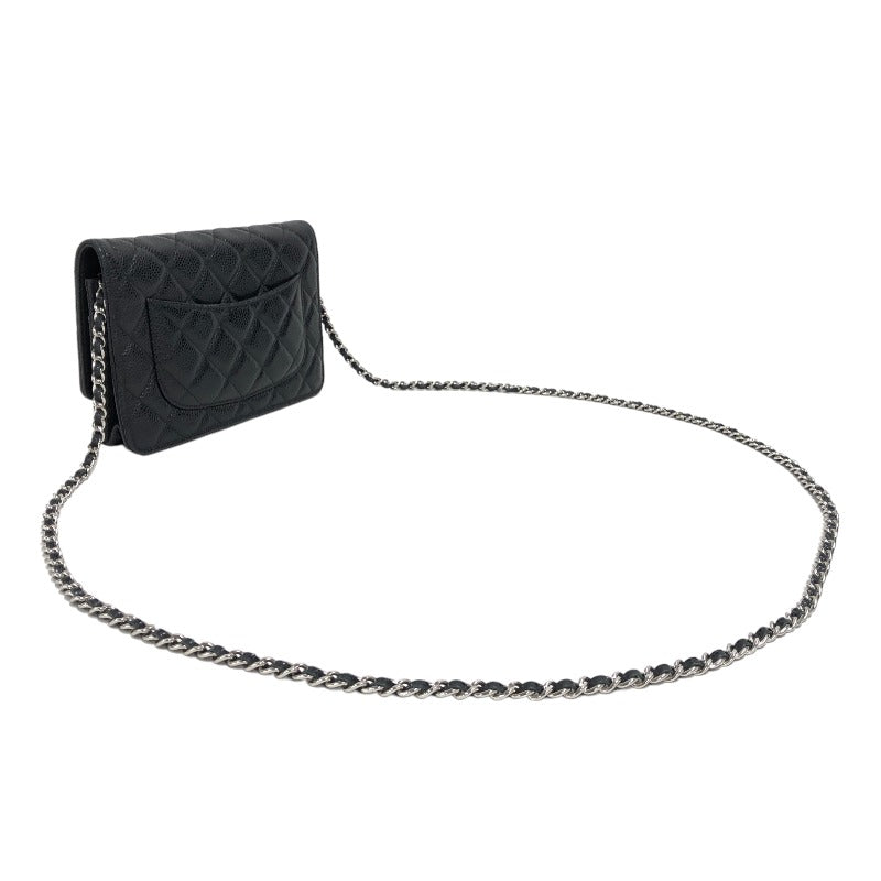 シャネル CHANEL マトラッセ チェーンウォレット A33814 27番台 