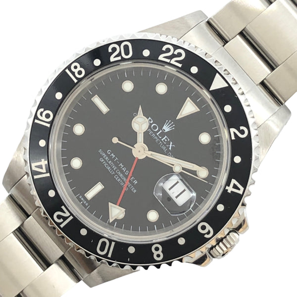 ロレックス ROLEX GMTマスター 16700 シルバー SS メンズ 腕時計