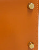 エルメス HERMES ケリー28 外縫い □H刻 オレンジ ゴールド金具 ボックスカーフ レディース ハンドバッグ