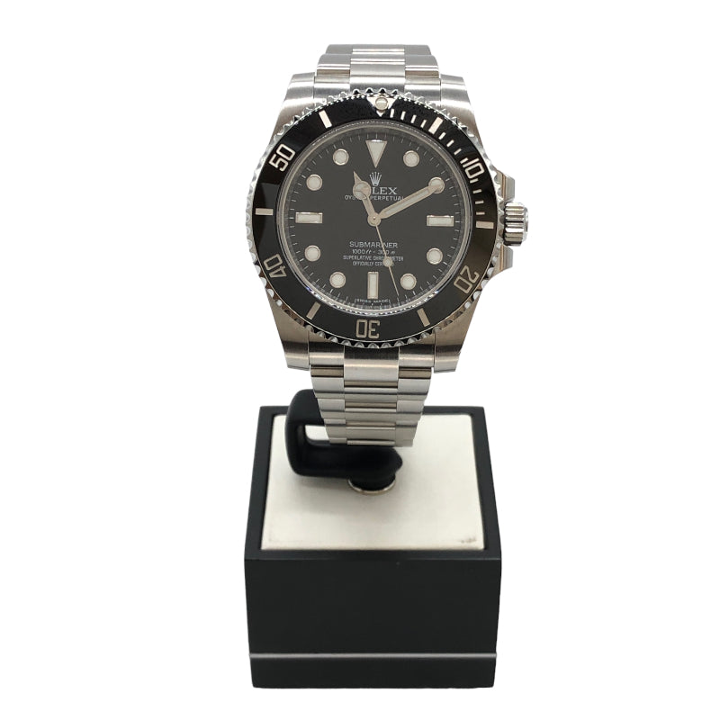 ロレックス ROLEX サブマリーナ ノンデイト 114060 ブラック SS メンズ 腕時計