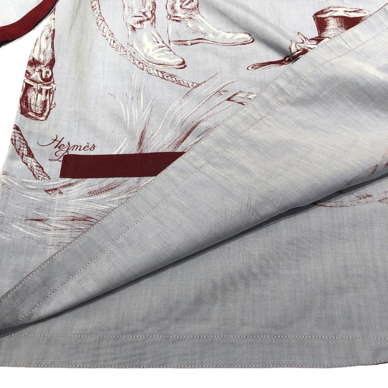 エルメス HERMES 総柄スキッパーシャツ サイズ42 コットン コットン100% レディース 半袖シャツ | 中古ブランドリユースショップ  OKURA(おお蔵)