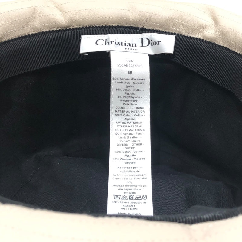 クリスチャン・ディオール Christian Dior D-BOBBYカナージュファーボブハット 25CAN923X695 レディース その他ファッション雑貨