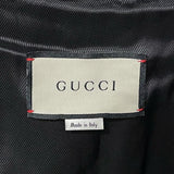 グッチ GUCCI ストーン装飾パイソンレザーケープコート 5135883 ブラック ヌバック メンズ その他アウター