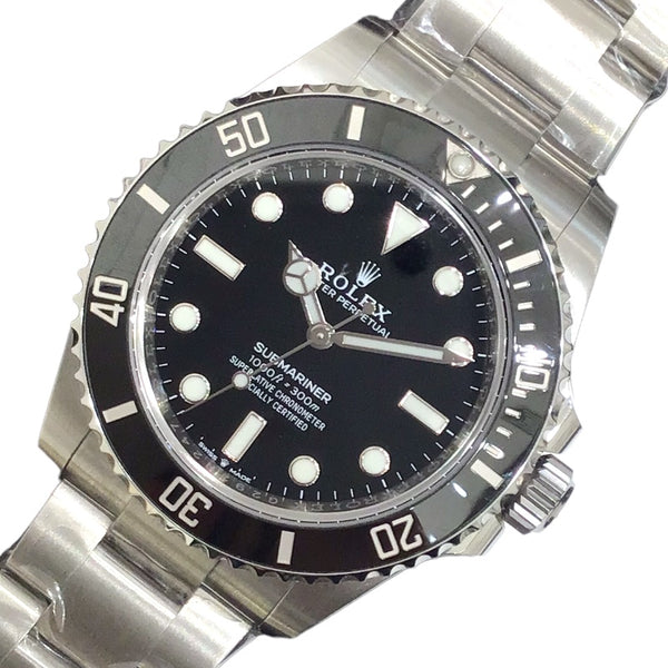 ロレックス ROLEX サブマリーナ　ノンデイト 124060 ブラック ステンレススチール SS メンズ 腕時計